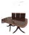 Chippendale Banded Mahogany Dining Table and Chairs For Sale