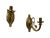 Vintage Brass Electric Wall Sconces - Pair For Sale