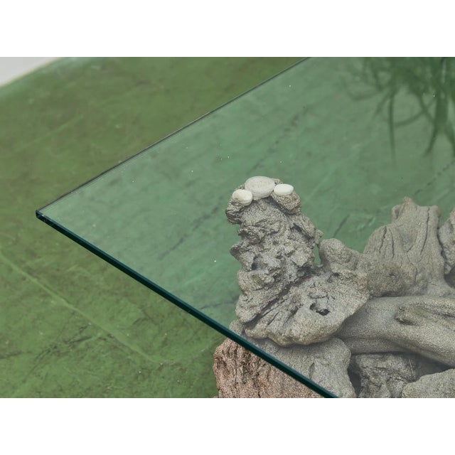 Brown Burlwood Vintage Coffee Table For Sale - Image 8 of 11