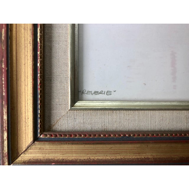 Photography Wayne T Macdonald Vintage "Reverie" Foggy Marina Signed Photograph in Frame For Sale - Image 7 of 10