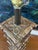 Late 20th Century Vintage Hollywood Regency Style Faux Bamboo Column Table Lamp For Sale - Image 5 of 11