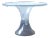 Tamtam Krystal Table by Henry Massonnet for Stamp, 2002 For Sale