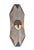 A vintage hand-carved shield from the Bamileke people of Cameroon, meticulously carved from a single piece of wood. This...