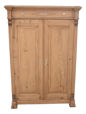 Pine Two Door Vertigo or Vertical Cabinet