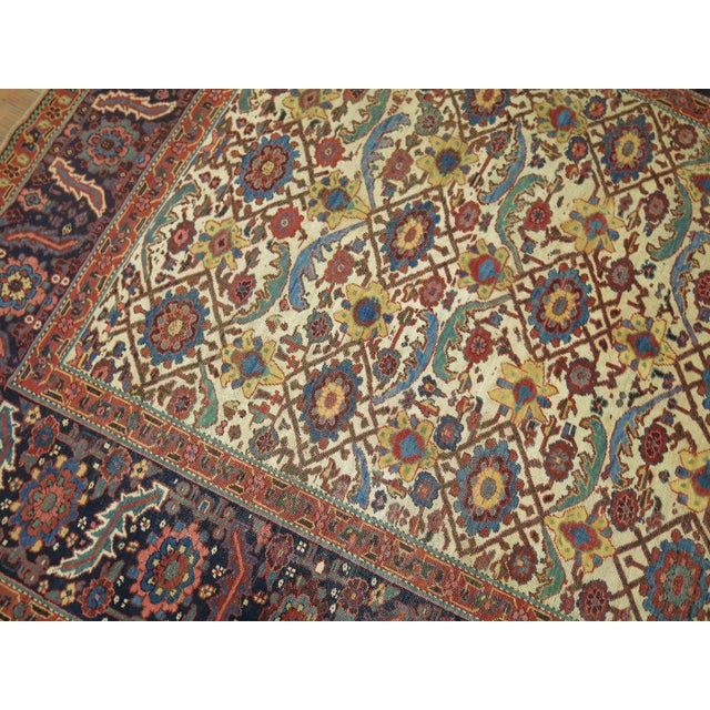 Ivory Zabihi Collection Fine Antique Northwest Persian Rug For Sale - Image 8 of 10