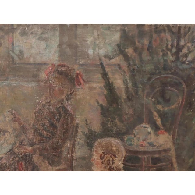 Campaign Soviet Children Portraits Oil Painting Original Ukrainian Artist Sokolovsky G. 100-132 1960s For Sale - Image 3 of 6