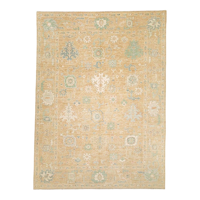 Oushak Rug 10'6" x 14'3" For Sale