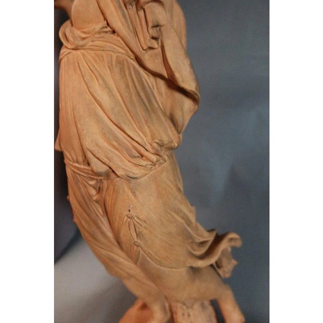Jonchery, Classical Figure, 1900s, Terracotta Sculpture For Sale - Image 4 of 13