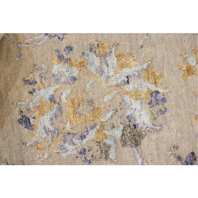 Pasargad Home Transitional Silver Area Rug-8' 0'' X 9'10'' For Sale - Image 4 of 5