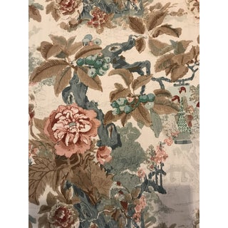 Chinese Lantern Browns by Lee Jofa Designer - 10 Continuous Yards of Fabric For Sale
