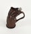 Mid-Century Liqueur Bottle in Brown Leather and Glass, Italy, 1960s For Sale - Image 6 of 14