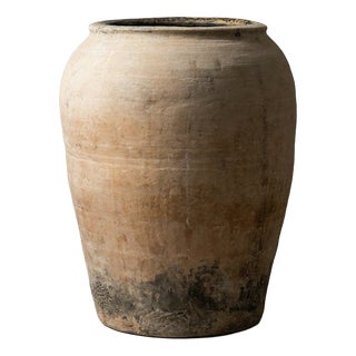 Large Vintage Spanish Terracotta Jar, 1970s For Sale