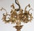 Beaux-Arts Circa 1900 French Beaux Arts Fire Gilt Bronze and Hand Cut Crystal Chandelier For Sale - Image 3 of 16