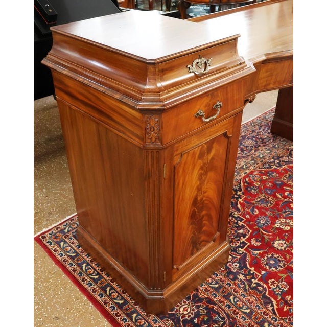 Late 19th Century English Mahogany Regency Style Server Buffet Sideboard For Sale - Image 4 of 16