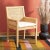 Sarai Accent Chair with Cushion - Natural/White For Sale In Philadelphia - Image 6 of 11
