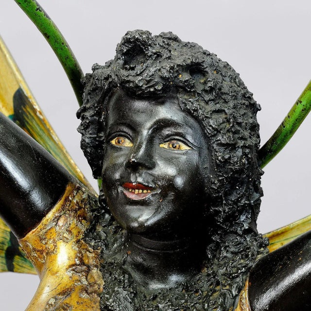 19th Century Venetian Grotto Table with Fairy Tale Elf, 1890s For Sale - Image 12 of 13