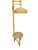 Living Room Lamp with Integrated Side Table, 1960s For Sale - Image 4 of 16