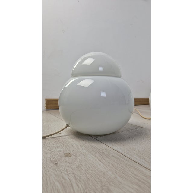 Vintage Daruma Table Lamps by Sergio Asti for Fontana Arte, 1970s, Set of 2 For Sale - Image 9 of 14