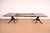 Wood Baker Furniture Style Georgian Banded Mahogany Double Pedestal Extension Dining Table, Newly Refinished For Sale - Image 7 of 15