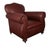 Art Deco British Tan Leather Club Armchair, 1930 For Sale - Image 3 of 5
