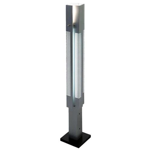 Black Mid-Century Modern Aluminium Small Signal Column Floor Lamp by Serge Mouille For Sale - Image 8 of 9