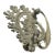 Antique 5.75 In. French Bronze Bail Drawer Pull For Sale - Image 4 of 7