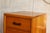 Vintage Pair of 1940s Solid Oak Nightstands For Sale - Image 12 of 18