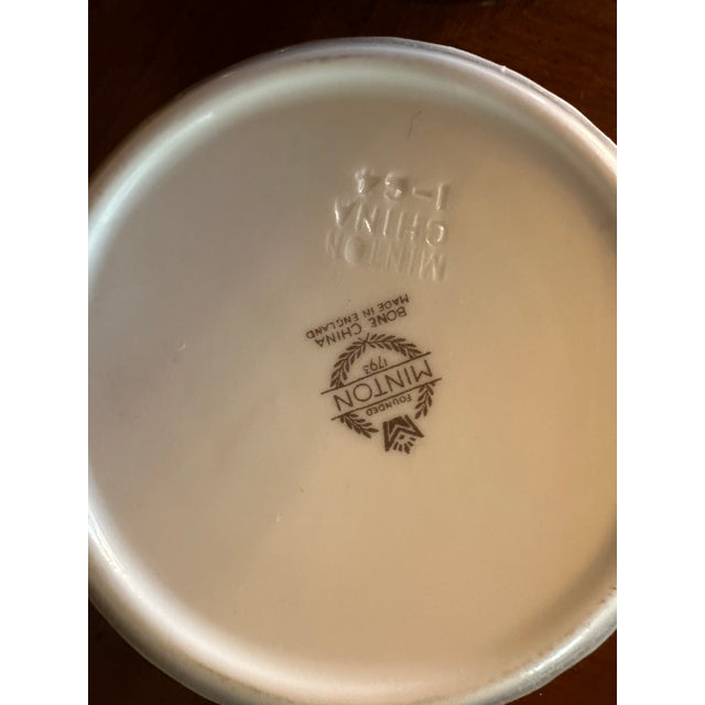 Minton Vintage Minton England "Marlow" Pattern Set of 3 Coasters #.75 For Sale - Image 4 of 11