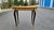 New style, Unique stunning parquetry real beechwood side table with bronze gilt. Amazing for your living room. Hight 30''...