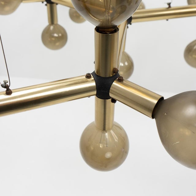 Atomic Ceiling Lamp by Haussmann for Swisslamps International, 1960s For Sale - Image 11 of 16