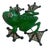 1940's Enamel Frog Brooch For Sale
