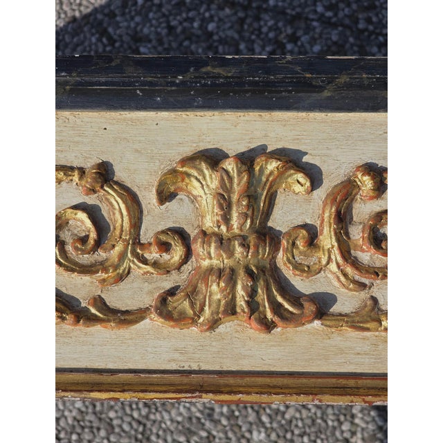 1920s Lacquered and Gilded Console Table, 1920s For Sale - Image 5 of 8