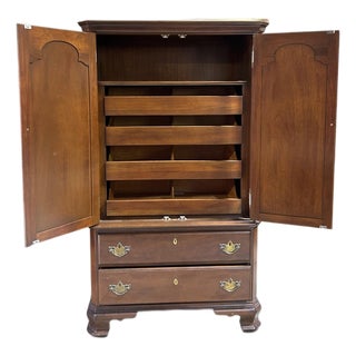 Vintage Kroehler Custom Crafted Armoire / Chifforobe For Sale