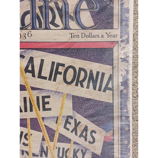 Art Deco Set 3 Fortune Magazine Covers 1930's to Frame Wall Decor For Sale - Image 3 of 9