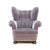 Swedish Modern Lounge Chair in Grey Velvet, 1940s For Sale - Image 16 of 16