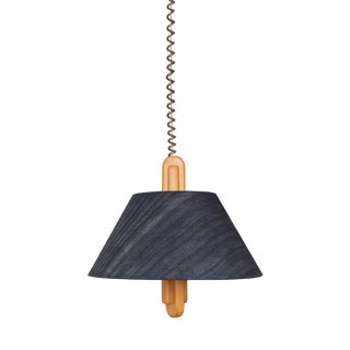 Ceiling Light with Silk Lampshade from Temde, 1960s For Sale