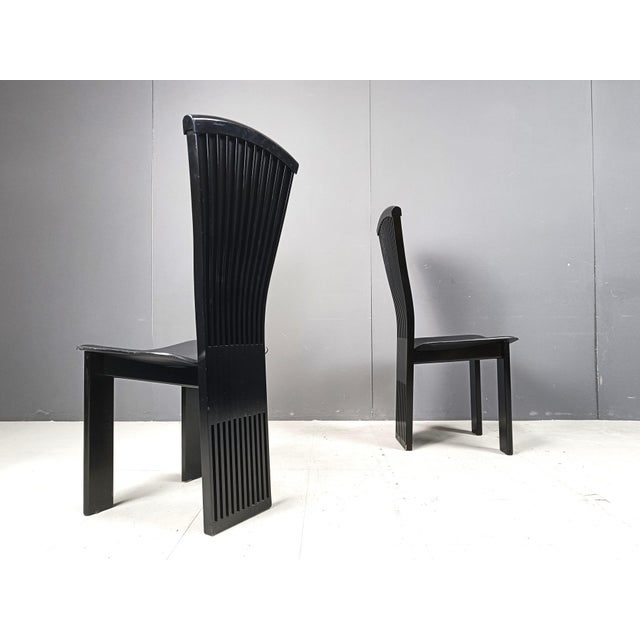 Postmodern Dining Chairs from Pietro Costantini, 1980s, Set of 6 For Sale - Image 4 of 11