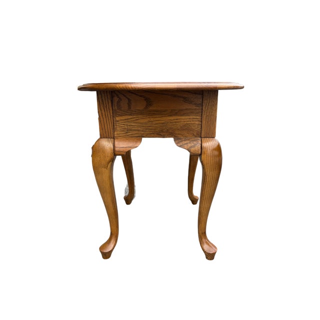 Broyhill Lenoir House Round End Table With Ball-and-Claw Feet For Sale In Indianapolis - Image 6 of 10