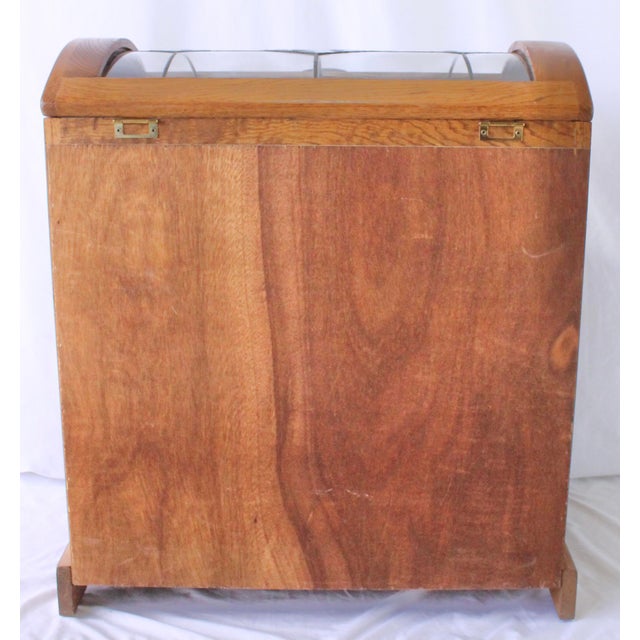 Vintage Traditional Glass Quilt Display Case Chairish