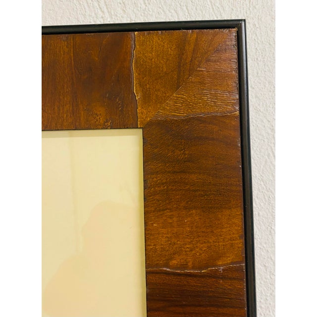 This is a mid 20th century charcoal on paper male nude study. This drawing is presented in a handmade Italian frame with...