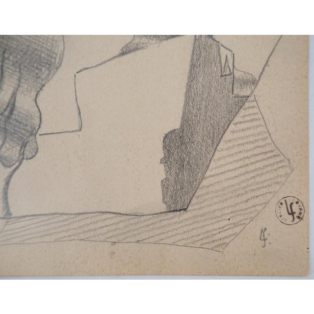 Léopold Survage, Cubist Landscape, Original Drawing For Sale - Image 5 of 6
