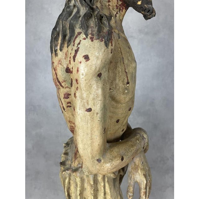 Wood Christ with Ties, 1480, Limewood For Sale - Image 7 of 18