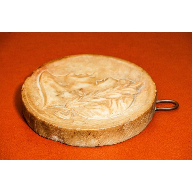 White Marble Roman Emperor Neoclassical Antique Grand Tour Italian Plaque Medallion Sculpture For Sale - Image 8 of 12