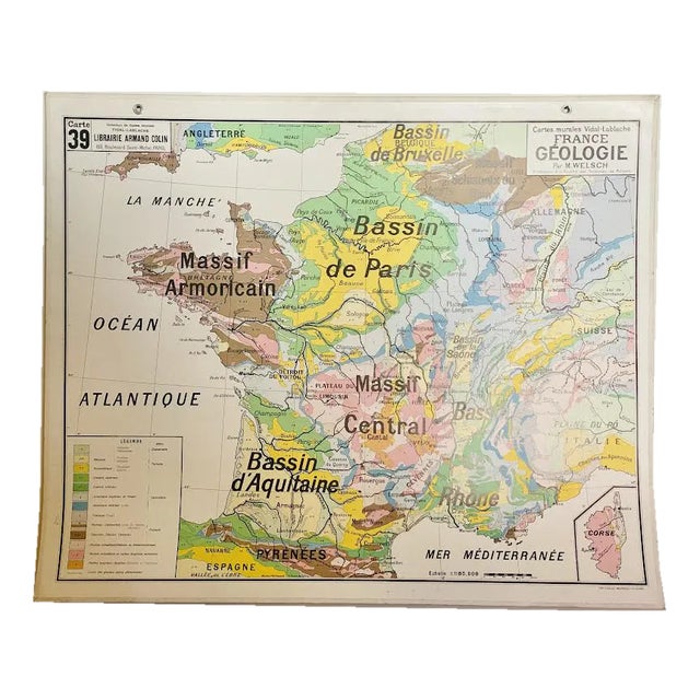 Map of France, 1960s For Sale
