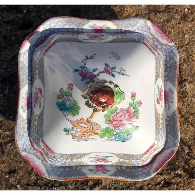 A very rare example of Muffin DISH made in the mid-1800s (dated in the period 1847-67) by Copeland Spode. Orientalized...