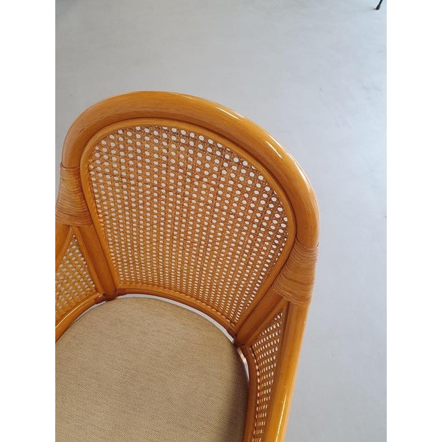 Vintage Webbing Dining Chairs, 1980s, Set of 4 For Sale - Image 9 of 13