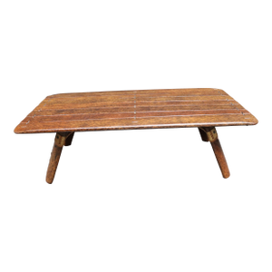 Pacific Green Attributed Palmwood Coffee Table