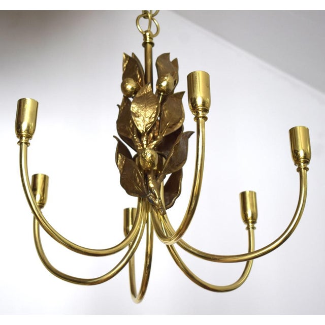 Vintage Hanging Lamp in Bronze, 1960s For Sale - Image 9 of 11