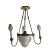 1950s French Art Glass Chandelier For Sale