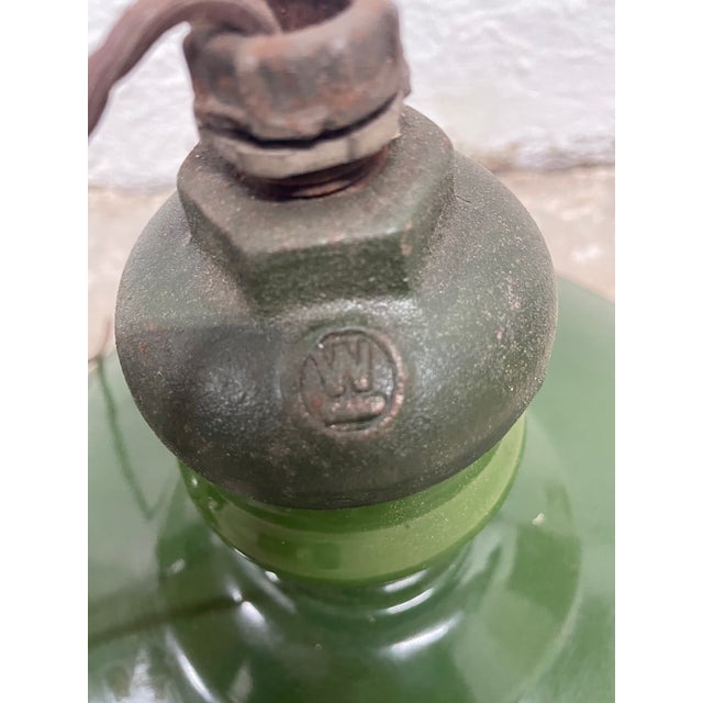 Mid-Century Modern Pair of 18" Vintage Westinghouse Porcelain Enamel Industrial Light Shades8 For Sale - Image 3 of 10